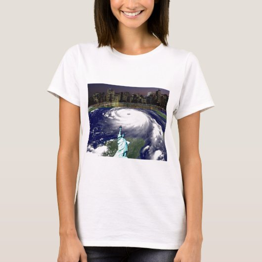SuperStorm Sandy 2012, Oog van het storm_ T-shirt (Voorkant)