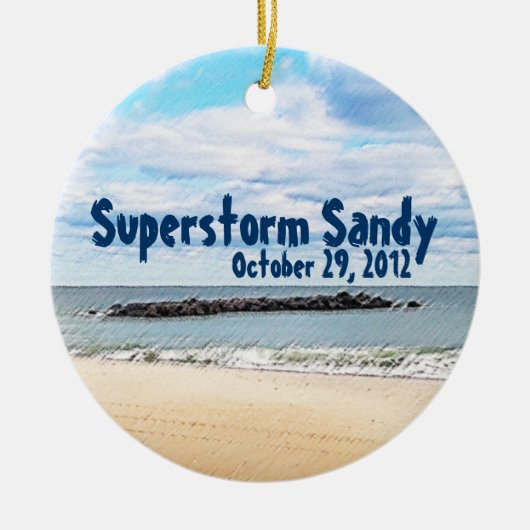 Superstorm Sandy Ornament (Voorkant)