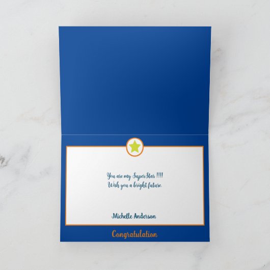 Superstrar-creditcard Bedankkaart (Binnen)