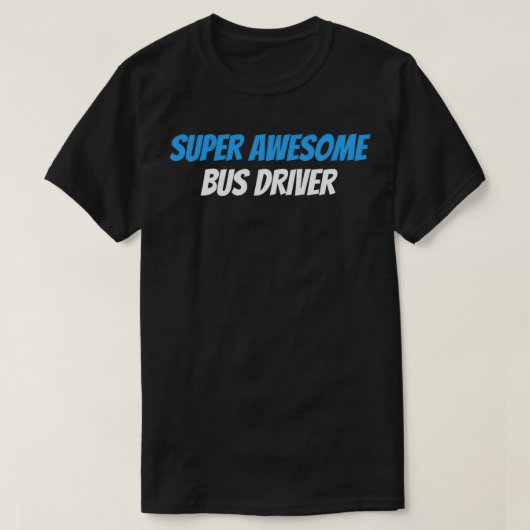 Superstuurprogramma voor Geweldige bus T-shirt (Design voorkant)