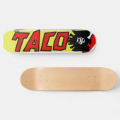 Supertaco (ontwerp van tapijt) Skateboard (Horizontaal)
