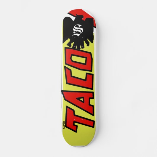 Supertaco (ontwerp van tapijt) Skateboard (Voorkant)