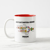 Supertaster-genen binnenin (DNA-replicatie) Tweekleurige Koffiemok (Links)