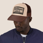 supertrots autisme opa trucker pet (In situ)