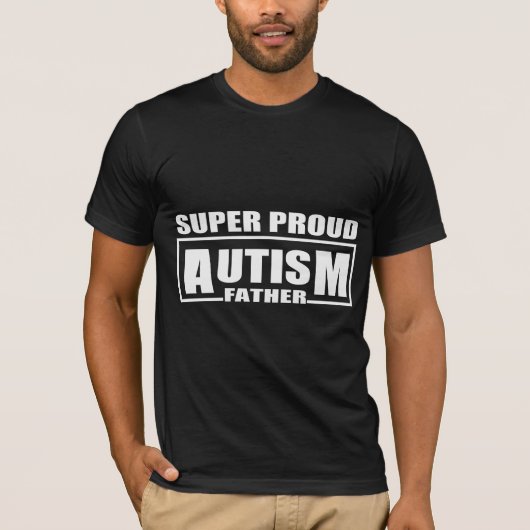 supertrots autisme vader t-shirt (Voorkant)