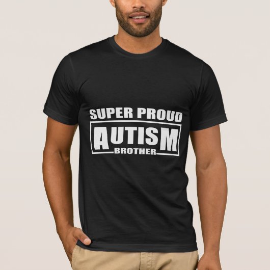 supertrotse autismebroer t-shirt (Voorkant)