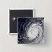 Supertyfoon Choi-wan Vierkante Button 5,1 Cm (Voorkant /achterkant)