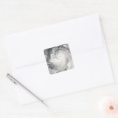 Supertyfoon Man-Yi Vierkante Sticker (Envelop)