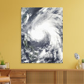 Supertyfoon Megi Canvas Afdruk (Insitu (Woonkamer))