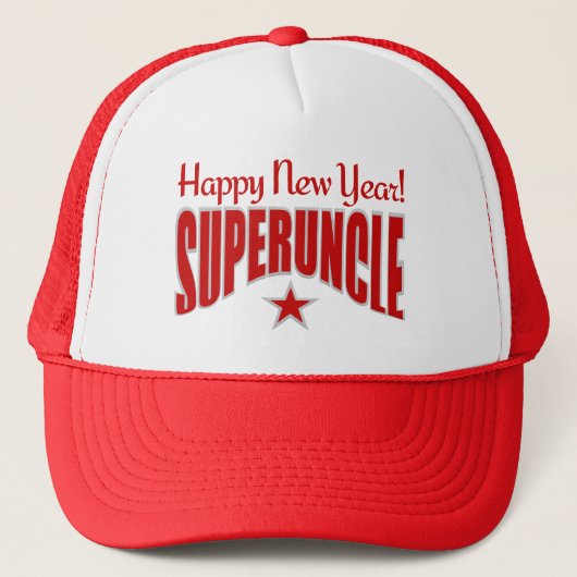 SUPERUNCLE Nieuwjaar pet - kies kleur (Voorkant)