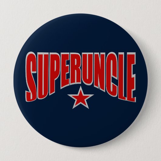 SUPERUNCLE-toets - aanpasbaar Ronde Button 4,0 Cm (Voorkant)