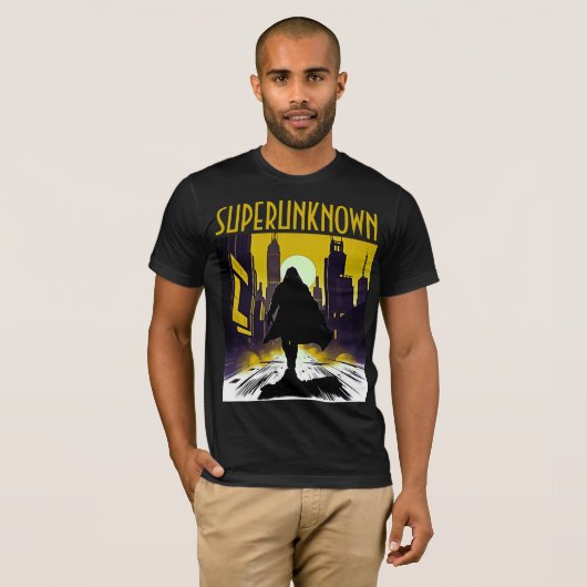 Superunknown Retro Sci-Fi T-shirt (Voorkant volledig)