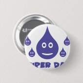 supervaders pictogram ronde button 5,7 cm (Voorkant /achterkant)