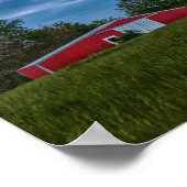 Superventilator boven een schuur poster (Hoek)