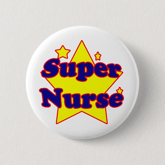Superverpleegster Ronde Button 5,7 Cm (Voorkant)
