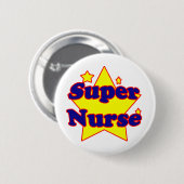 Superverpleegster Ronde Button 5,7 Cm (Voorkant /achterkant)
