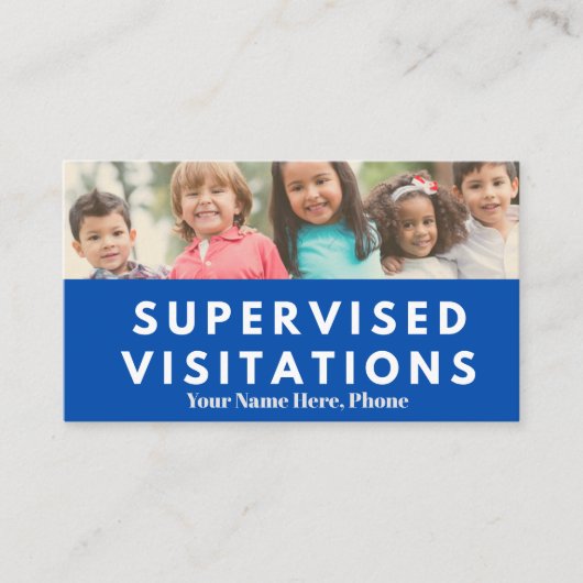 Supervised Visitations Visitekaartje (Voorkant)