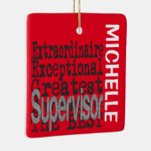 Supervisor Extraordinaire CUSTOM Keramisch Ornament (Rechts)