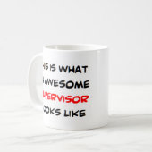 supervisor, geweldige koffiemok (Voorkant links)