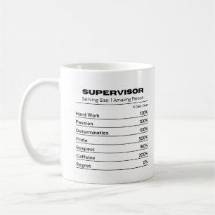 Supervisor Hardwerkend Cool Adviseur Koffiemok
