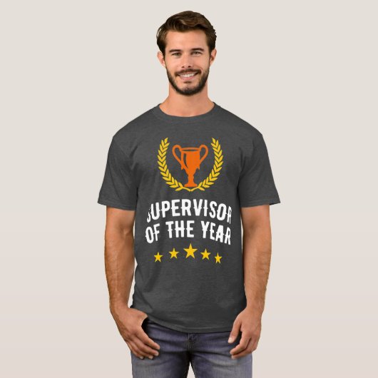 Supervisor of the Year Award T-shirt (Voorkant volledig)
