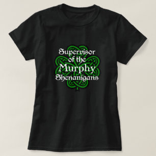 Supervisor van de Shenanigans Celtic St. Patricks T-shirt