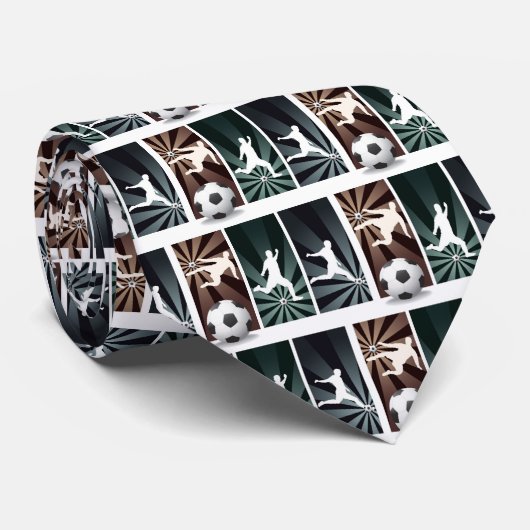 supervoetbal stropdas (Opgerold)