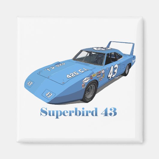 Supervogel 43 magneet (Voorkant)