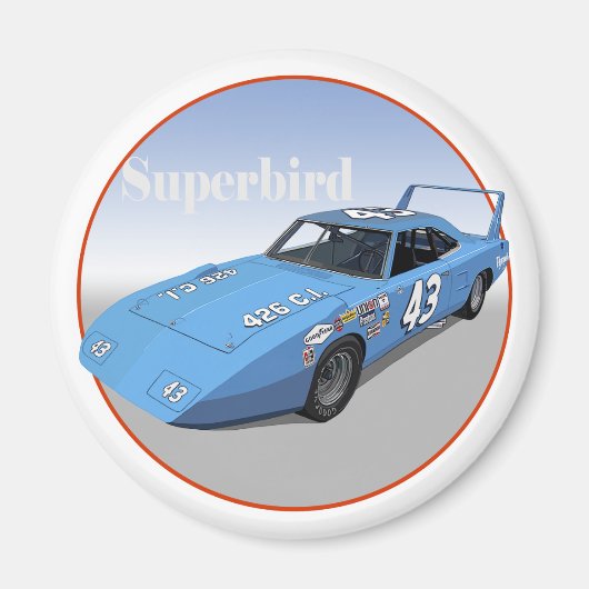 Supervogel 43 magneet (Voorkant)
