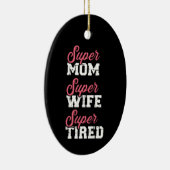 Supervrouw moe keramisch ornament (Rechts)