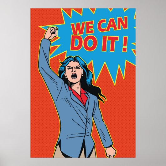 supervrouw poster (Voorkant)