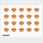 Supervrouw Ronde Sticker (Vel)