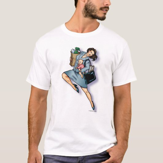 Supervrouw T-shirt (Voorkant)