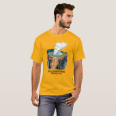 Supervulkaan van het Yellowstone National Park T-shirt (Voorkant volledig)