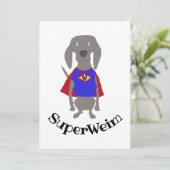 SuperWeim Gray Ghost Weimaraner Dog Kaart (Staand voorkant)