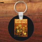 Superwer Llow Fights Funny Geolitical Satire Gift Sleutelhanger (Voorkant)