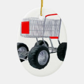 Superwinkelwagentje Keramisch Ornament (Voorkant)