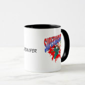 SUPERWOMAN Medic, verpleegster, dokter. Bewerkbare Mok (Voorkant rechts)