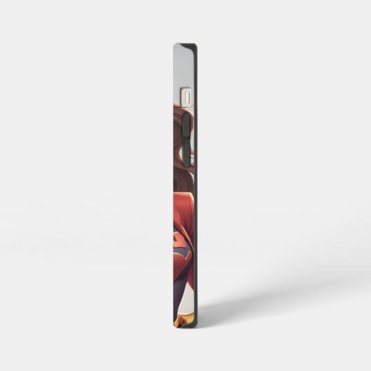 superwoman-telefooncel iPhone hoesje (Linkerkant)