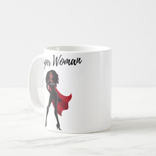 SuperWoman Vrouw is mijn Superpower Koffee Mu Koffiemok (Voorkant links)