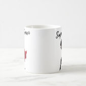 SuperWoman Vrouw is mijn Superpower Koffee Mu Koffiemok (Center)