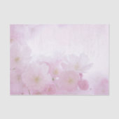 Superzachte blik grote roze bloemen tissuepapier (Voorkant)