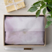 Superzachte blik grote roze bloemen tissuepapier (Geschenk)