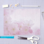 Superzachte blik grote roze bloemen tissuepapier (Craft)