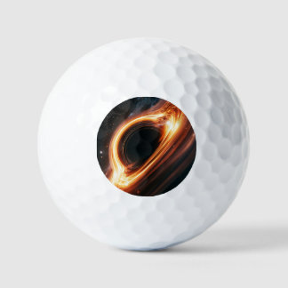 Superzwaar Zwart Gat Accretieschijf Ruimtekunst Golfballen