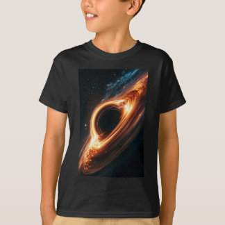 Superzwaar Zwart Gat Accretieschijf Ruimtekunst T-shirt