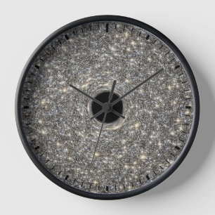 Superzwaar zwart gat in het midden van een sterren