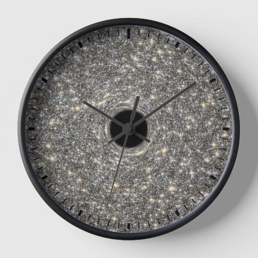 Superzwaar zwart gat in het midden van een sterren (Voorkant)