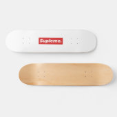 Supleme. spiekbord persoonlijk skateboard (Horizontaal)