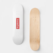 Supleme. spiekbord persoonlijk skateboard (Voorkant)